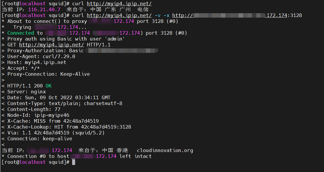 Docker 网络代理服务器 squid Docker 网络代理服务器 squid