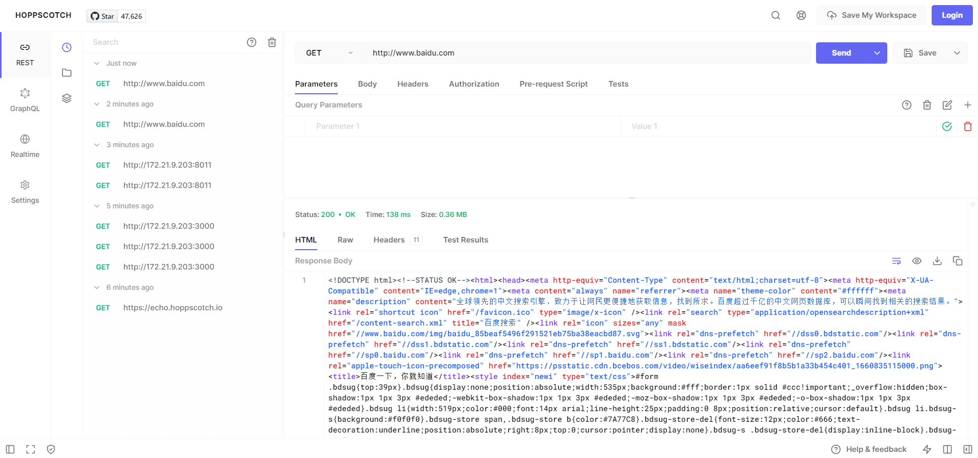 Docker 搭建 hoppscotch 并解决反向代理不成功问题 Docker 搭建 hoppscotch 并解决反向代理不成功问题