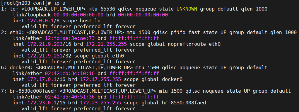 Docker 搭建 keepalived 主备节点 Docker 搭建 keepalived 主备节点