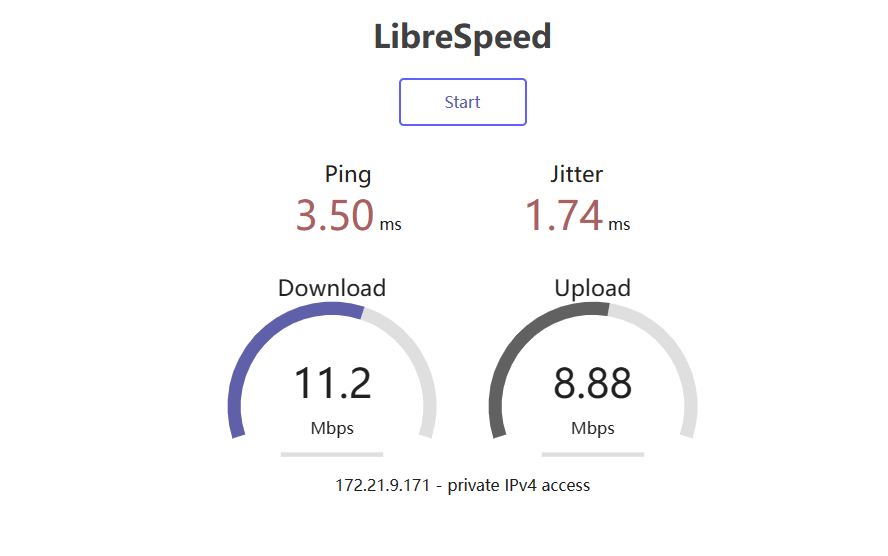 Docker 搭建测速软件 speedtest 测试局域网网速 Docker 搭建测速软件 speedtest 测试局域网网速