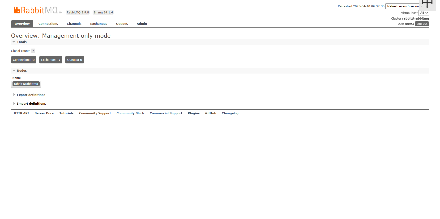 微服务系列之 Docker 安装 Rabbitmq 微服务系列之 Docker 安装 Rabbitmq