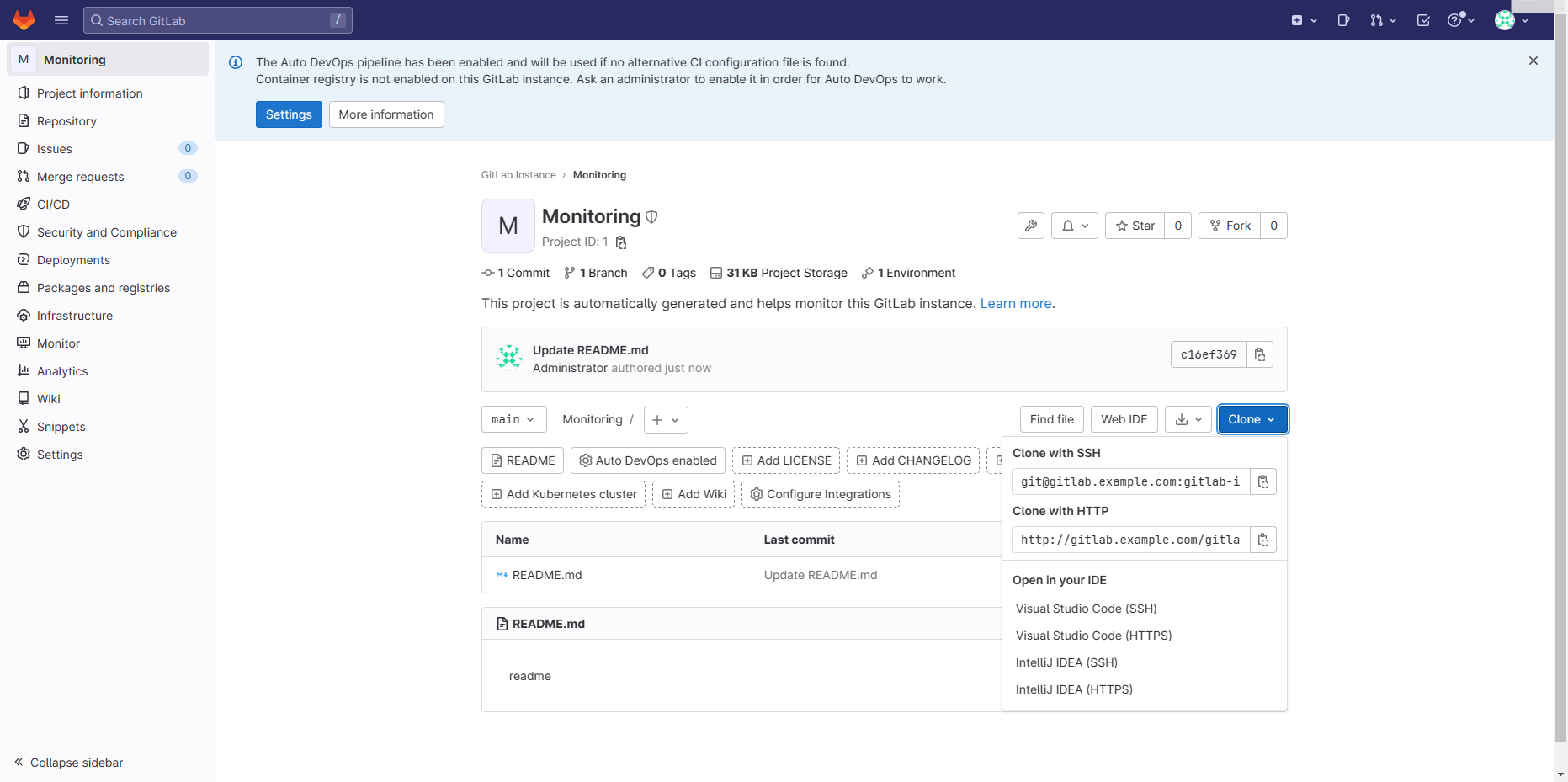 Docker 安装代码管理仓库 Gitlab Docker 安装代码管理仓库 Gitlab