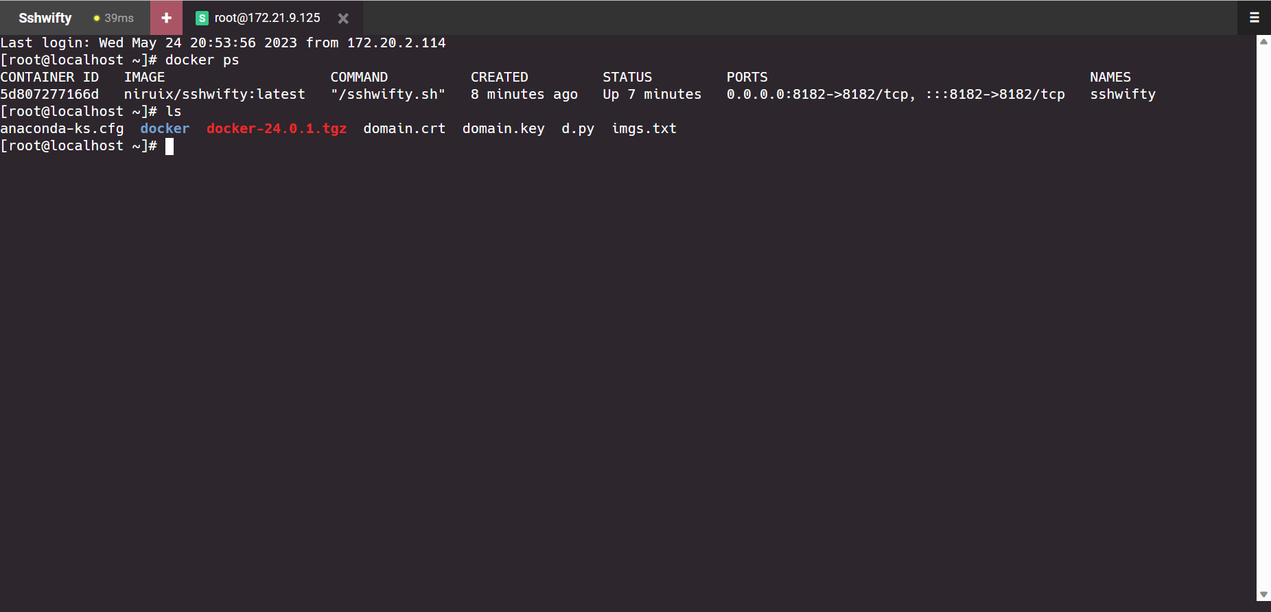 Docker 部署 webssh 工具 sshwifty Docker 部署 webssh 工具 sshwifty
