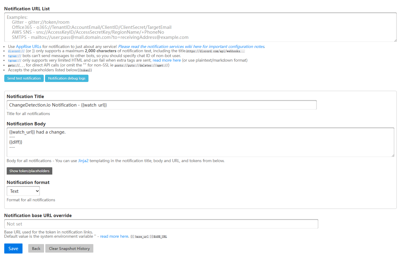 Docker 搭建 changedetection 监控网页变化 Docker 搭建 changedetection 监控网页变化