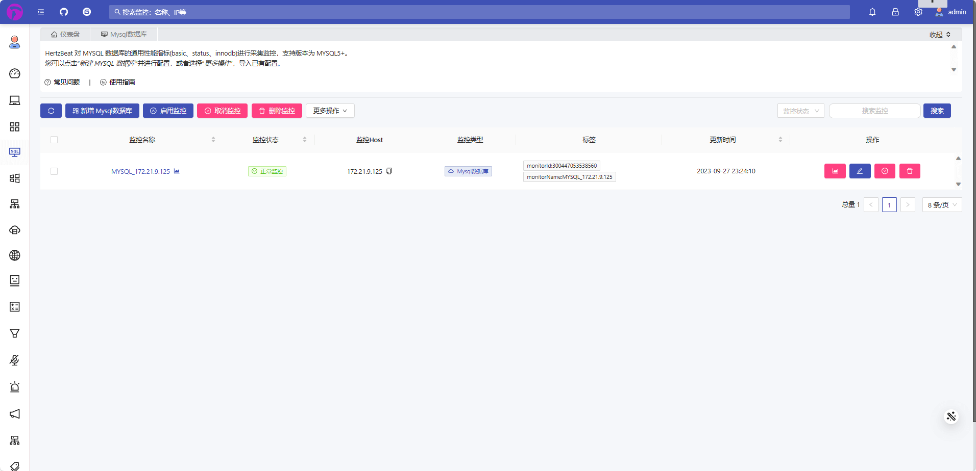 Docker 搭建实时监控系统 hertzbeat Docker 搭建实时监控系统 hertzbeat