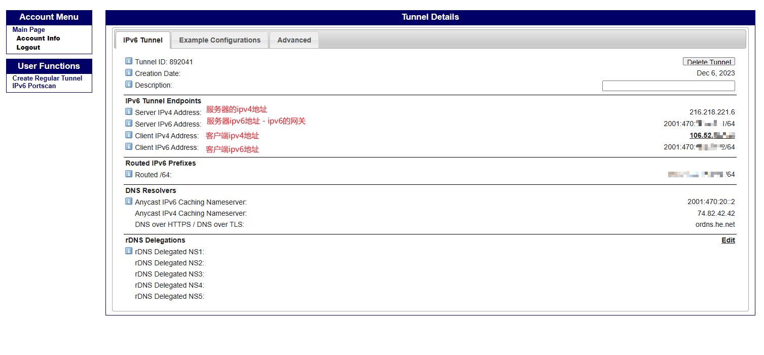 使用 HE 隧道给云服务器添加 ipv6 地址 使用 HE 隧道给云服务器添加 ipv6 地址